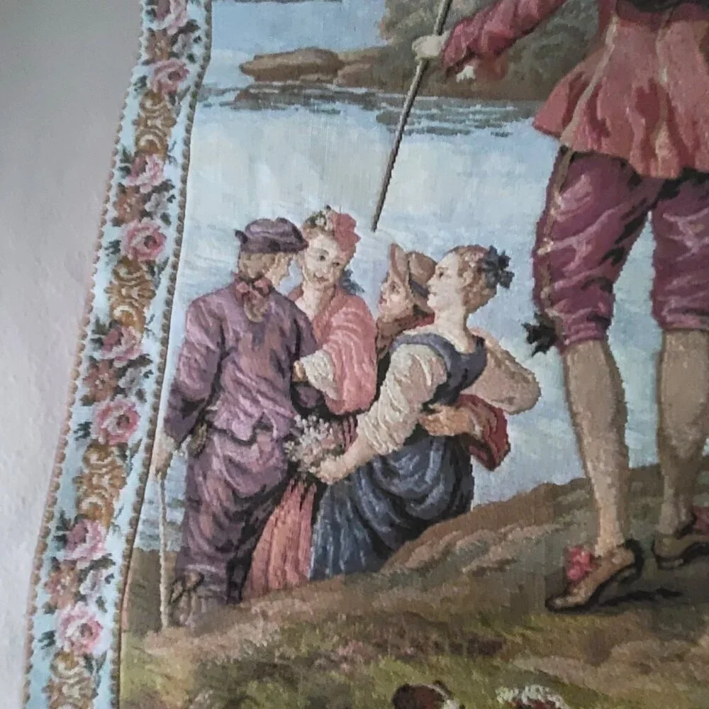 French Tapestry By JP Paris Panneaux Gobelins L'embarquement Pour Cythere